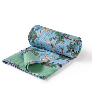 Forest Frolic Quilted Cotton Bedcover 250x220cm