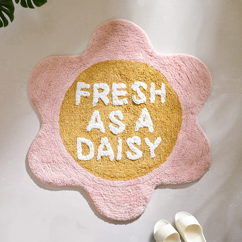 Fresh As A Daisy Anti Slip Cotton Floor Mat 72cm