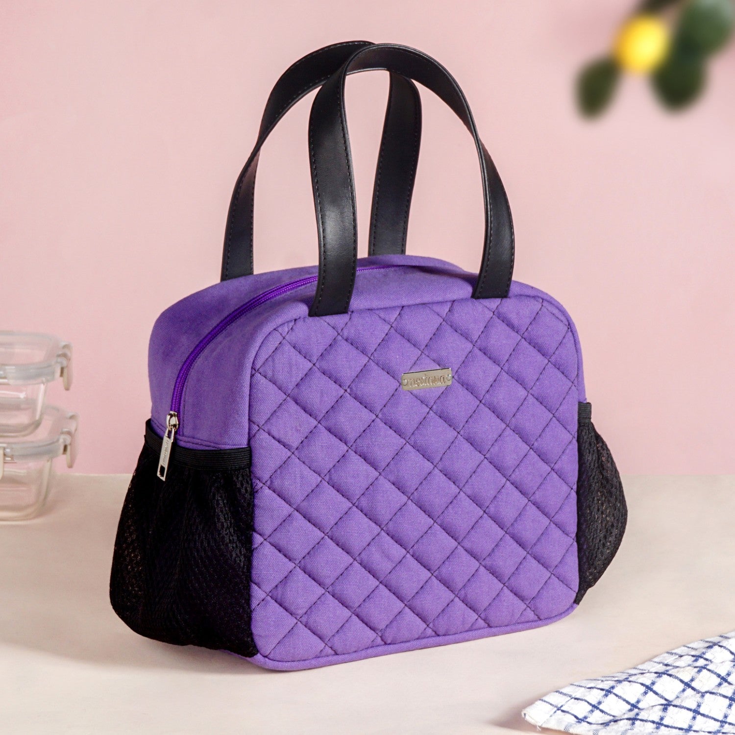 Freshpack Insulated Daily Lunch Bag Purple