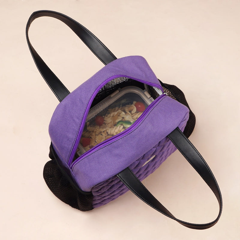 Freshpack Insulated Daily Lunch Bag In Purple