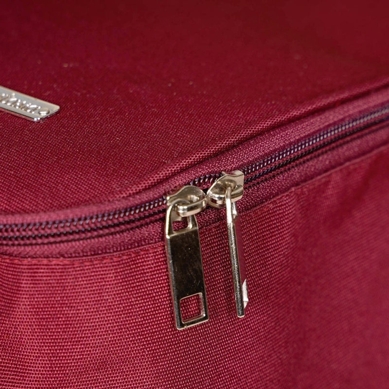 Waterproof Maroon Wardrobe Organiser Set Of 2