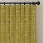 Embroidered Cotton Curtain Set Of 2 108x54 Inch