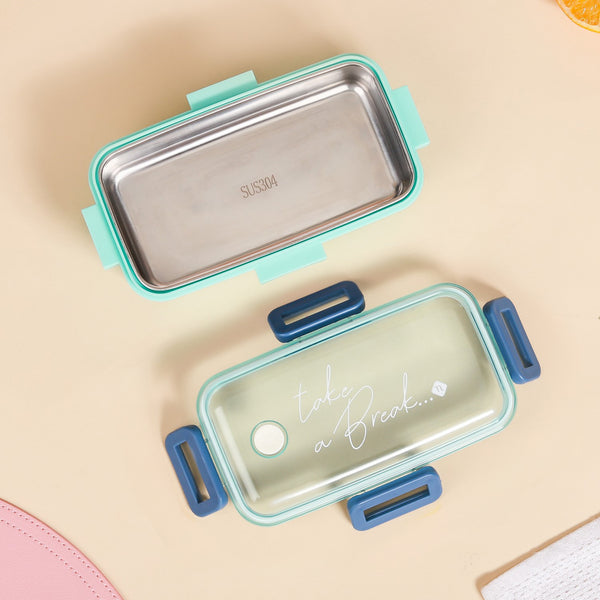 Stainless Steel Lunch Box Small Mint 530ml Online - Premium Lunch Box