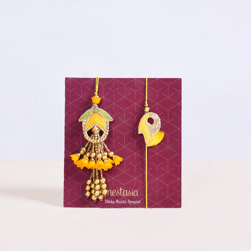Golden Paradise Rakhi Hamper For Bhaiya Bhabhi