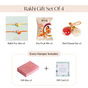 Special Festive Rakhi Gift Hamper Set Of 4 With Box And Card