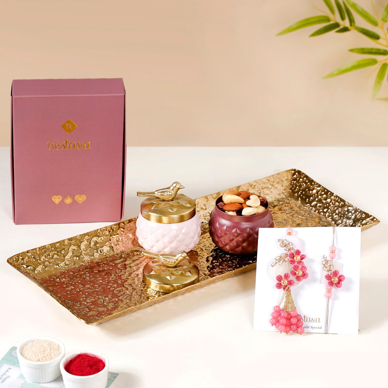 Gilded Glory Rakhi Lumba Gift Hamper