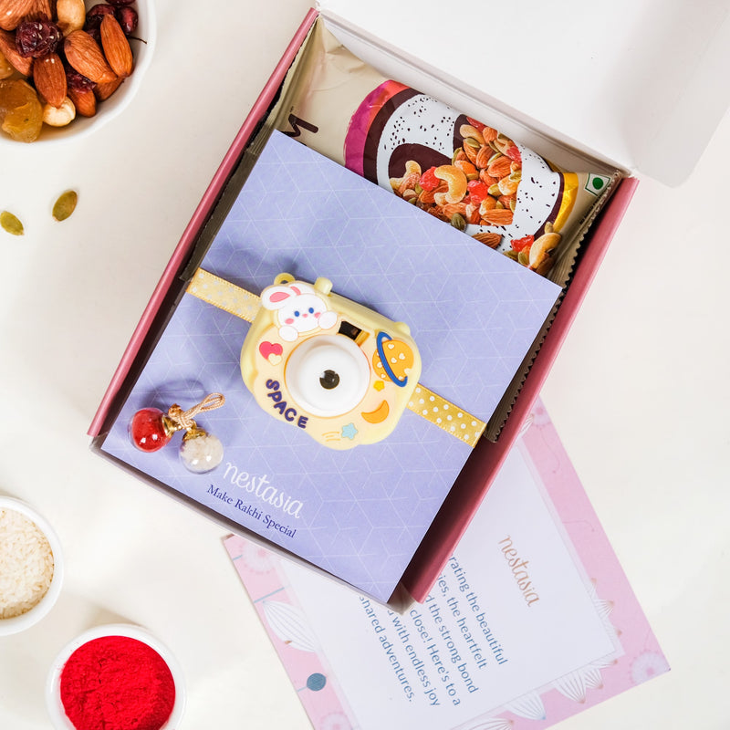 Bunny Cam Festive Rakhi Gift Hamper For Children Set Of 5