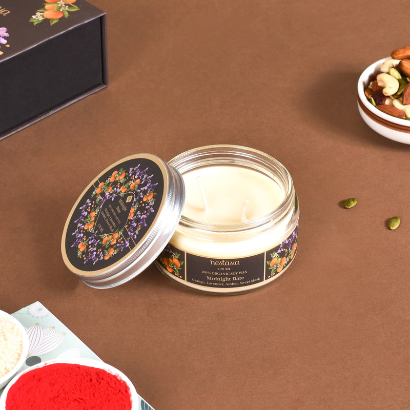 Fragrant Flower Garden Rakhi Lumba Gift Set