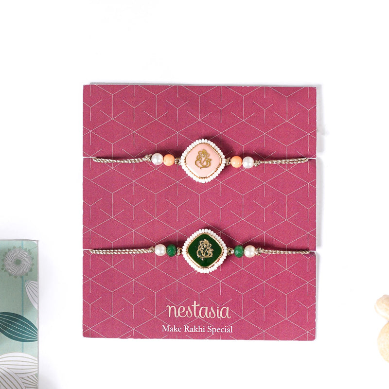 Golden Leaf Rakhi Gift Hamper For Brother