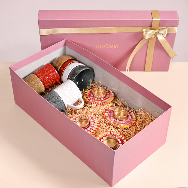 Earthy Vibrance Gift Hamper Set With Box