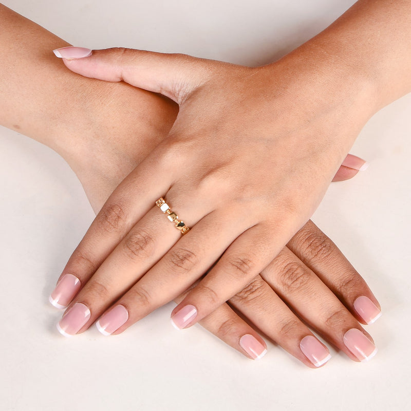 The Gilded Nexus Gold Ring