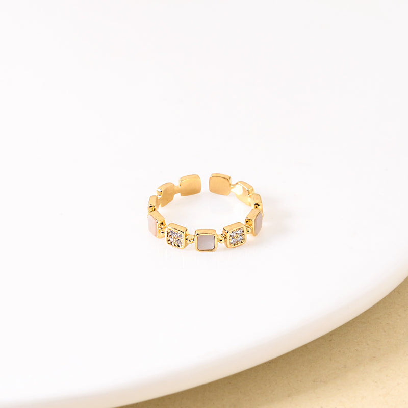 The Gilded Nexus Gold Ring