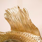 Gilded Resin Betta Fish Sculpture With Crystal Ball