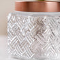 Basket Weave Airtight Storage Jars Set Of 4 1200ml