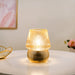 Lantern Style LED Glass Table Lamp With E27 Bulb