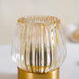 Yellow Tulip Glass Bedside Lamp With Edison LED Bulb