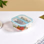 Airtight Two Section Sealed Glass Lunch Box 750ml