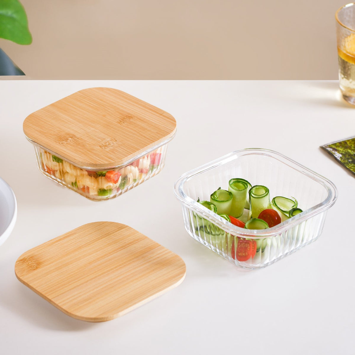 Lunch Box - Buy Airtight Glass Lunch Box Online in India |Nestasia