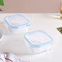 Safe Lock Glass Storage Container Set of 2 Airtight 500ml