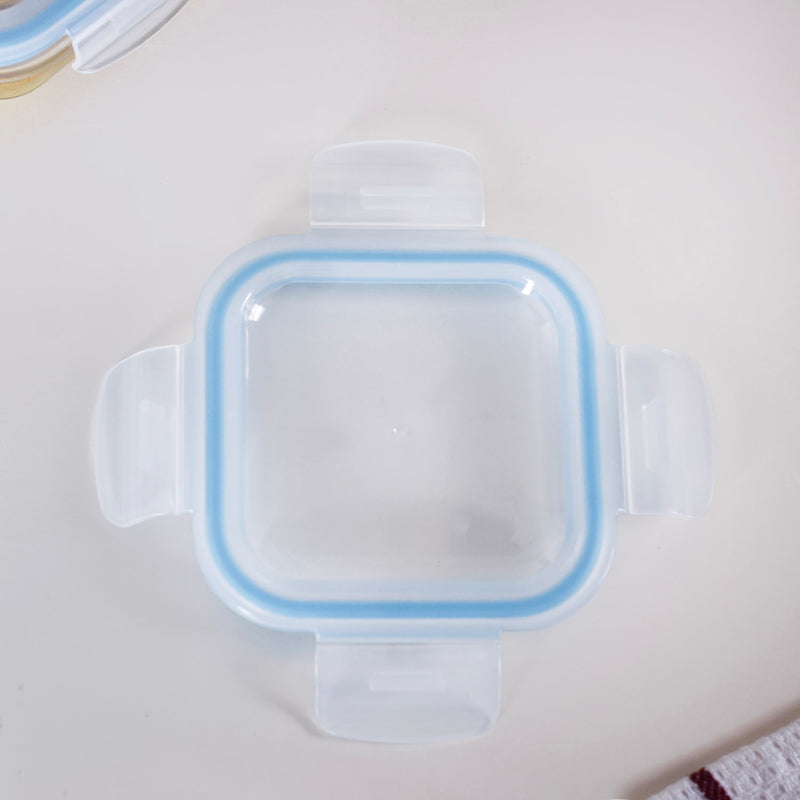 Set Of 2 Leakproof Glass Food Container With Lid 300ml
