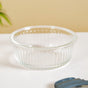 Leakproof Fluted Glass Microwave Safe Container Set Of 2 950ml