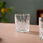 Set Of 6 Cut Glass Whiskey Glass 300ml