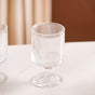 Fluted Transparent Stemmed Goblet Set Of 6 225ml