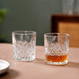 Set Of 6 Cut Glass Whiskey Glass 300ml