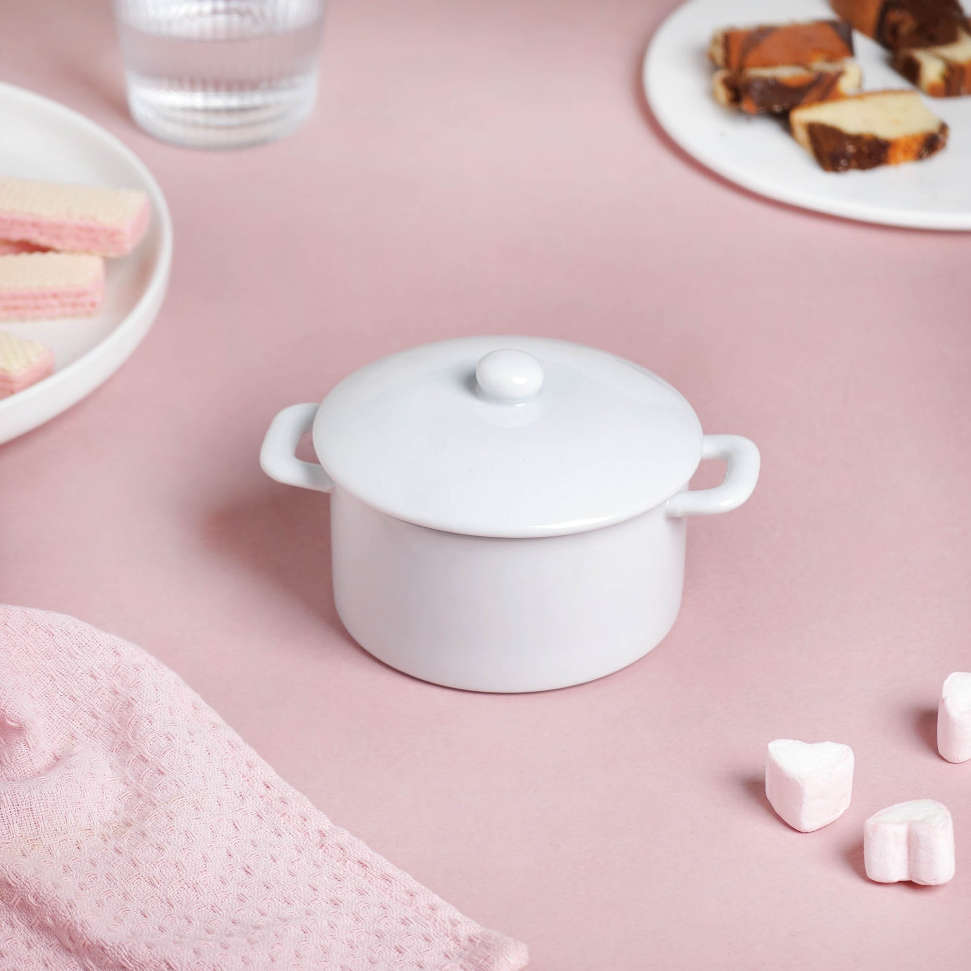 Mini Ceramic Casserole Dish With Lid White Set Of Online