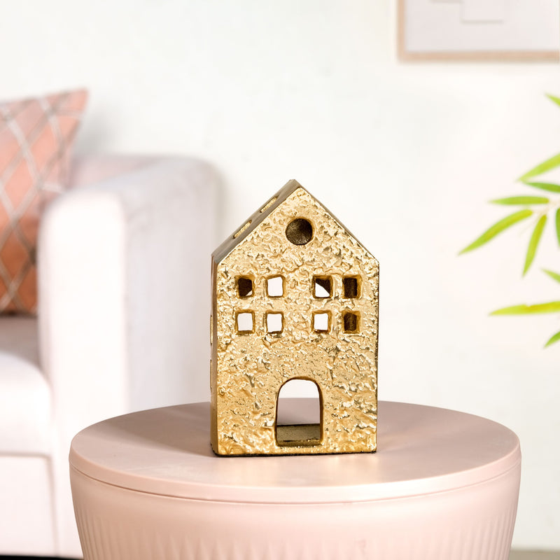 Glowhouse Gold Tealight Holder