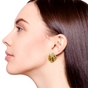 Fluid Dynamics Gold And Pearl Earrings