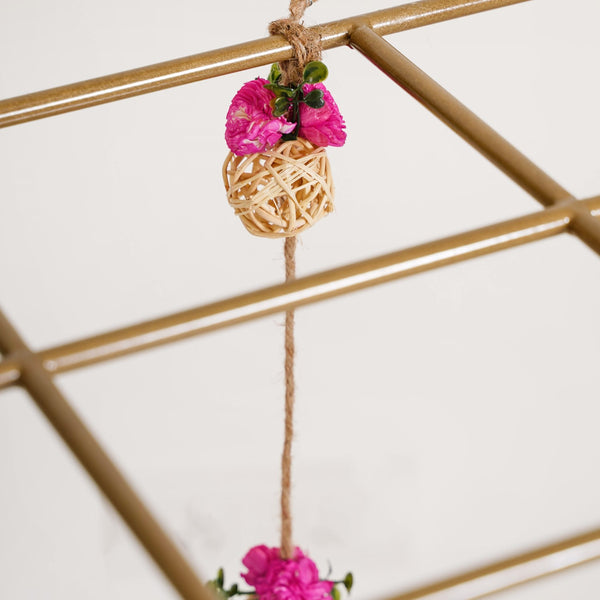 Box Frame Metal Backdrop For Puja Altar Online - Premium Devotion ...