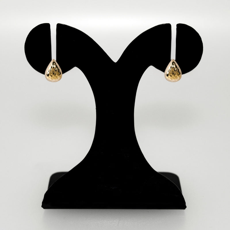 Gold Dew Geometric Studs