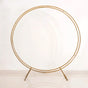 Gold Rings Backdrop Metal Frame For Party Decoration