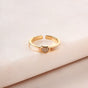 Eternal Spark Gold Heart Ring