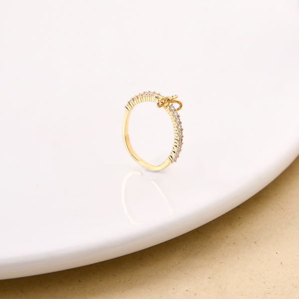 Dainty Gold Kawaii Ring