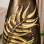 Gold Leaf Sculpted Flower Vase