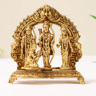 Pure Brass Ram Darbar Brass Statue 10cm