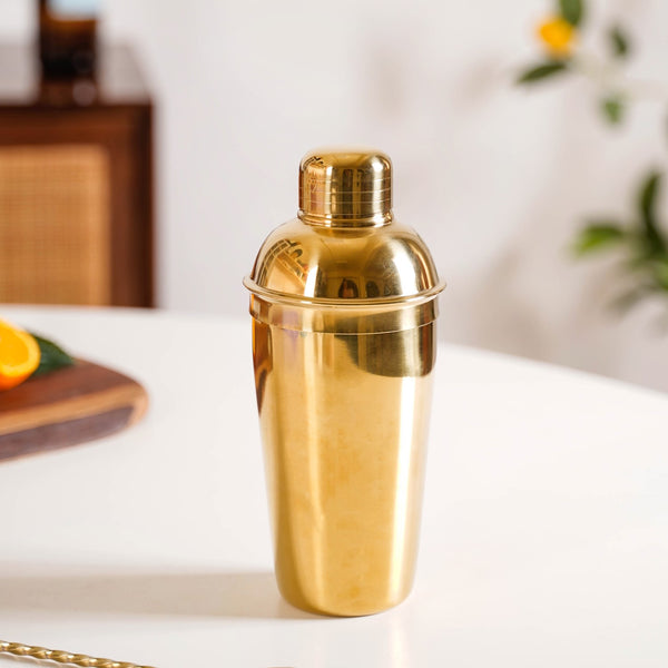 Gold Stainless Steel Cocktail Shaker 650ml