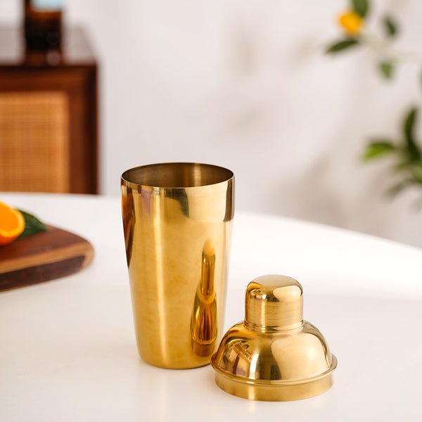 Gold Stainless Steel Cocktail Shaker 650ml