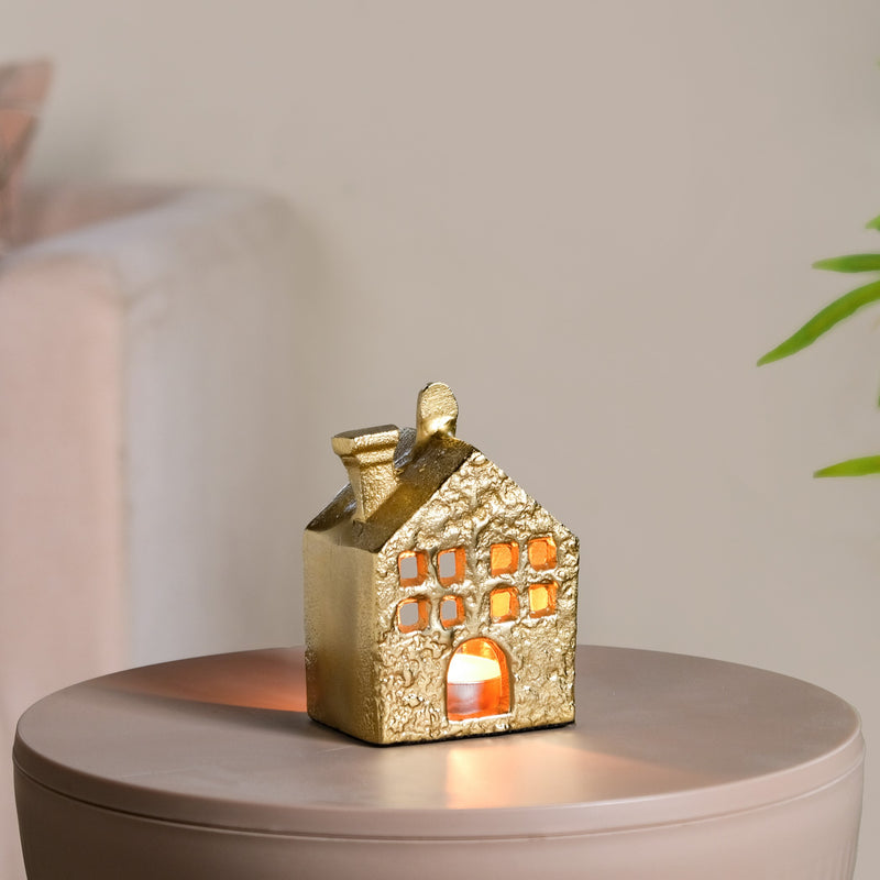 Golden Nest Mini House Tealight Holder