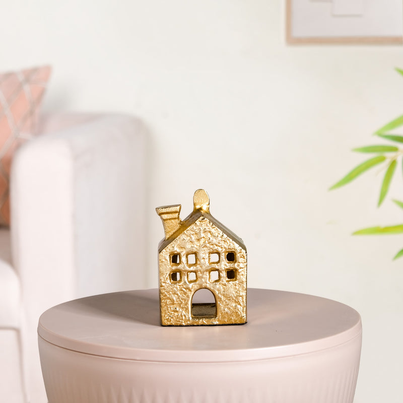 Golden Nest Mini House Tealight Holder