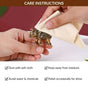 Good Luck Elephant Idol Pure Brass Set With Gift Box Of 23cm