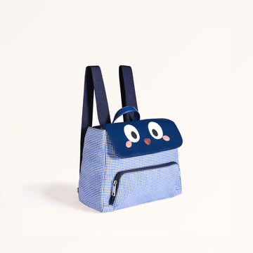 Googly Eyes Checkered Bag For Kids