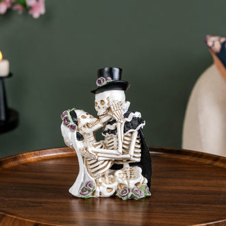 Skeleton Bride And Groom Decor Showpiece