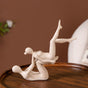 Graceful Gymnasts Resin Sculpture