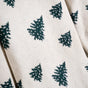 Green Reversible Christmas Tree Throw Blanket