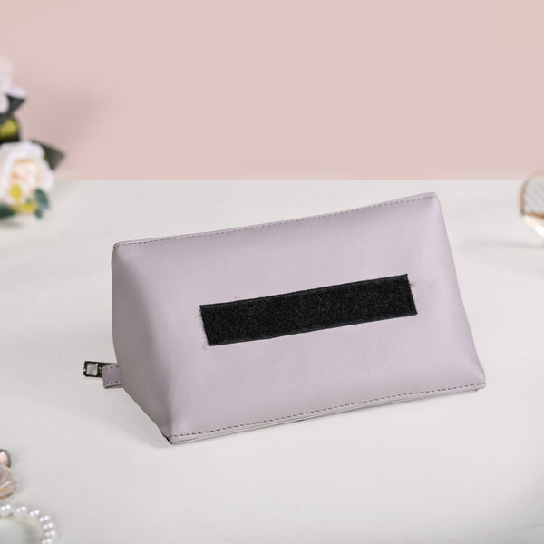 Roll Up Grey Vanity Makeup Pouch