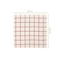 Grid Cotton Table Napkin Set Of 4