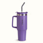 GripSip 40 Insulated Tumbler With Side Handle Viva Violet 1200ml